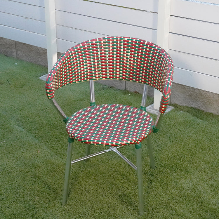 Aluminum Roundish Chair RED&GREEN